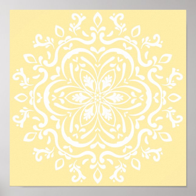 Parchment Mandala Poster (Front)