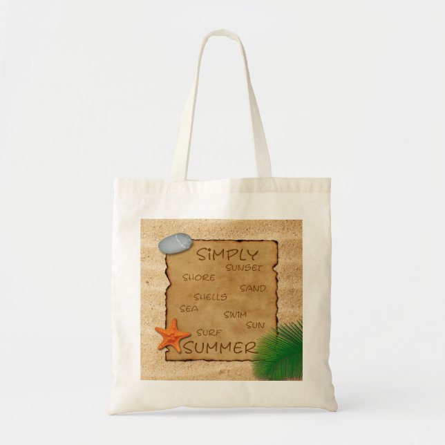 Parchment on Sand Background - Budget Tote Bag (Front)