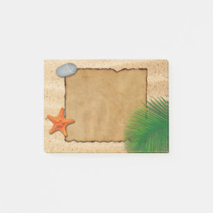 Parchment on Sand Background - Post-it® Notes