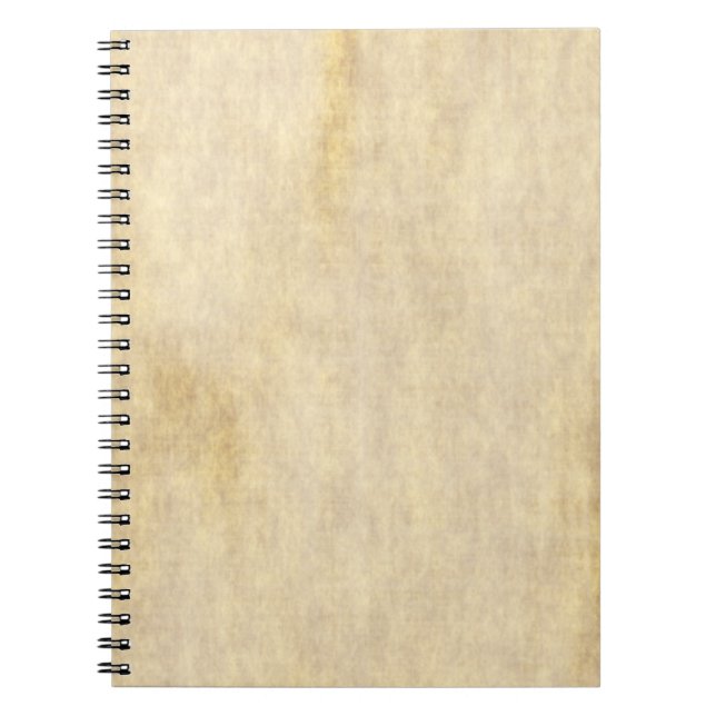 Parchment Paper Background Notebook (Front)