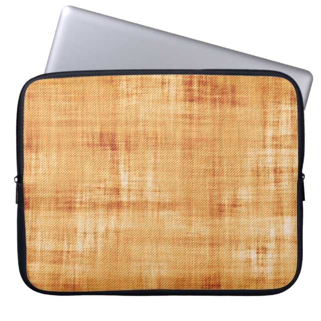 Parchment paper old texture laptop sleeve (Front)