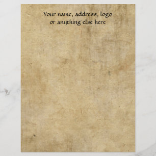 Parchment Texture Letterhead