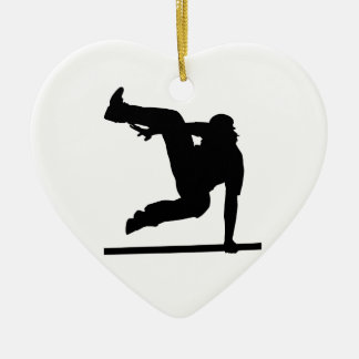 Parcouring Ceramic Ornament