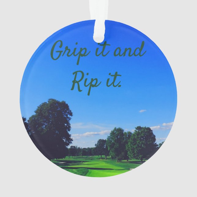 Parcours de golf Grip it et Rip it (dos)