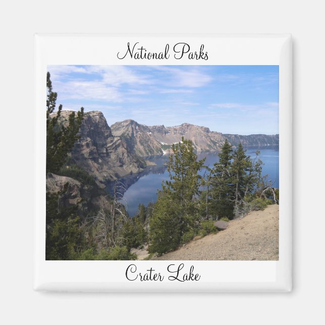 Parcs nationaux - Crater Lake Magnet (Devant)