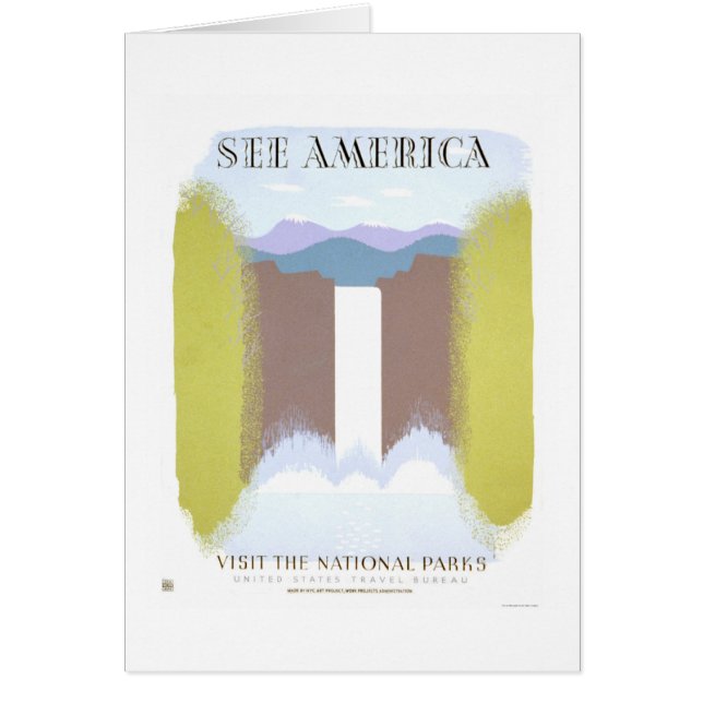 Parcs nationaux de visite WPA 1940 (Devant)