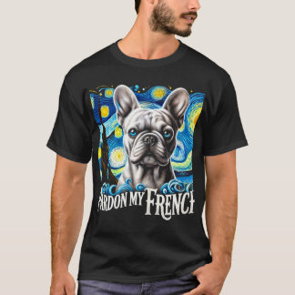 Pardon My French Bulldog T-shirt - Chien Artistiqu