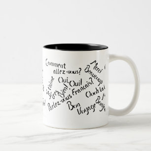 Pardon My French ~ Two-Tone Coffee Mug