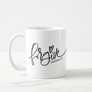 Pardonner Écriture Café Mug