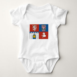 Pardubice Flag Baby Bodysuit