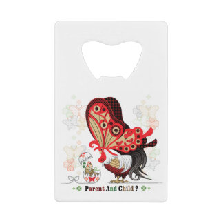 PARENT AND CHILD？（remake） Credit Card Bottle Opener