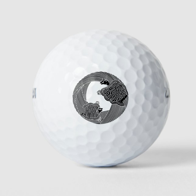 Parent and Child Turtle Golf Balls (Front)
