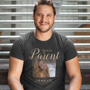 Parent fier T-Shirt de photo de remise de diplôm