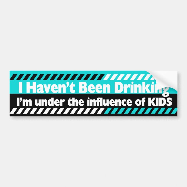 Parent Humour Bumper Sticker (Front)