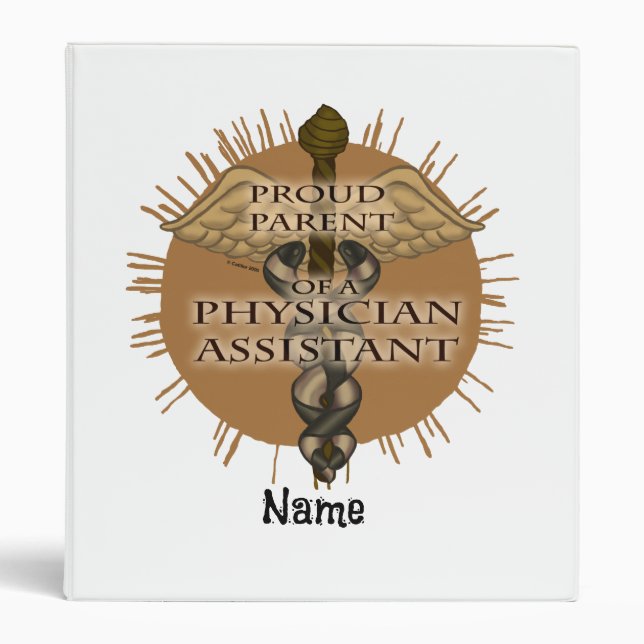 Parent of physician assistant binder (Front)