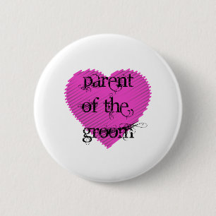 Parent of the Groom 2 Inch Round Button