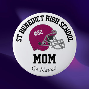 Parent Pride Sr Night Football Helmet Button
