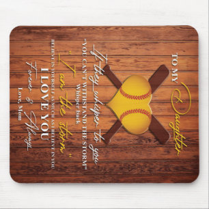 Parent To My Daughter Letter, Home Decor Mouse Pad