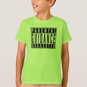 Parental Guidance Suggested Funny Kids neon green T-Shirt