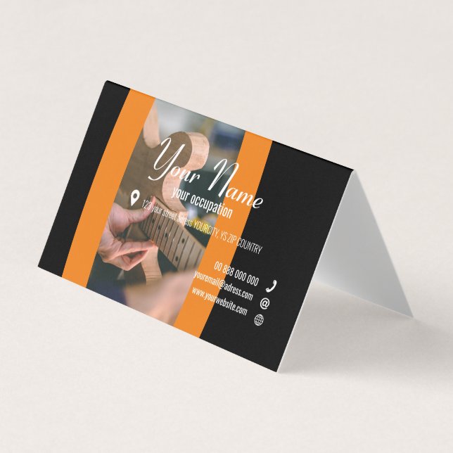PARENTHESE ARTISAN Collection Folded Business Card (Front)