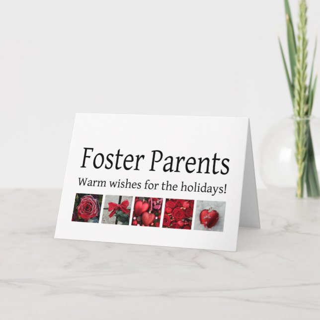 parents adoptifs Joyeuse carte de Noël (Devant)