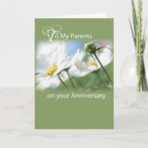 Parents Anniversary Green Card