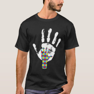 Parents Autism Awareness Support for Moms or Dad H T-Shirt