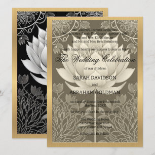Parents divorcés classiques Invitations de mariage