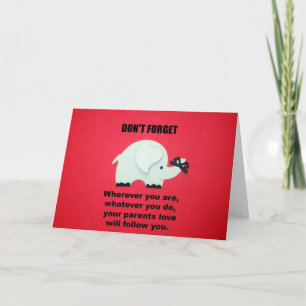 Parents love... card