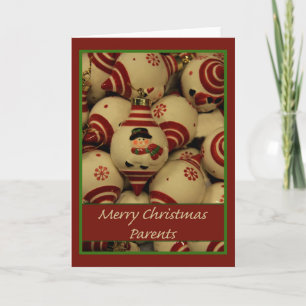 Parents Merry Christmas card