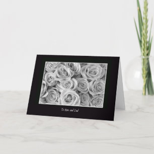 Parents Mom and Dad Wedding Thank You Card