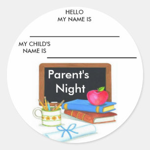 Parent's Night Stickers