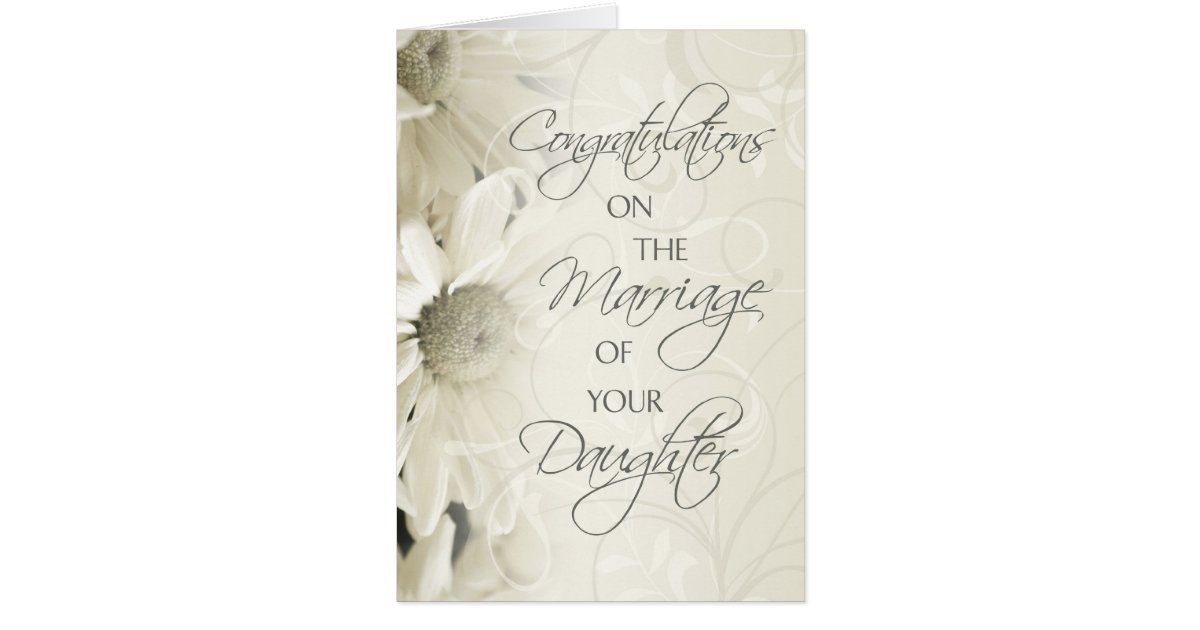  Parents of the Bride Wedding Congratulations Card Zazzle.ca