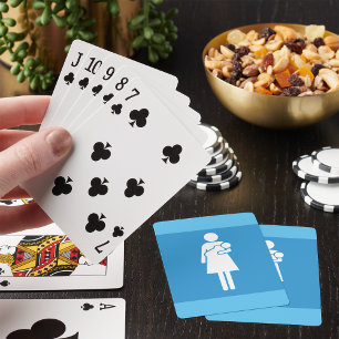 Parents Room Sign Playing Cards