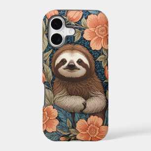 Paresseux mignon Élégant floral inspiré de William