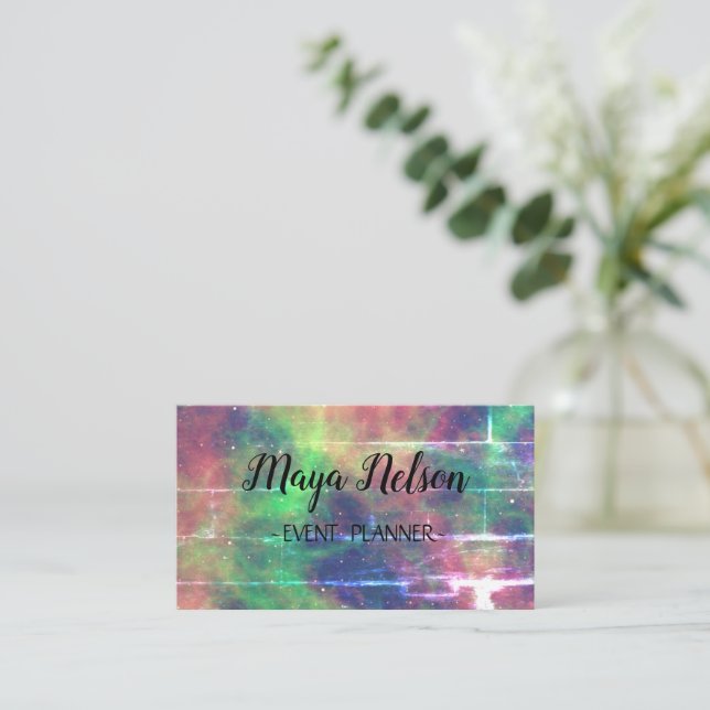 Parfait, Carte de visite de luxe Galaxy (Debout devant)