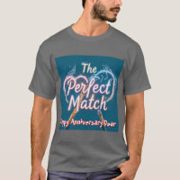 Parfait Correspondance Brûler Coeurs Mens Tshirt