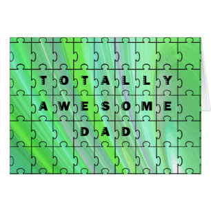 Parfait Papa Puzzle Vert