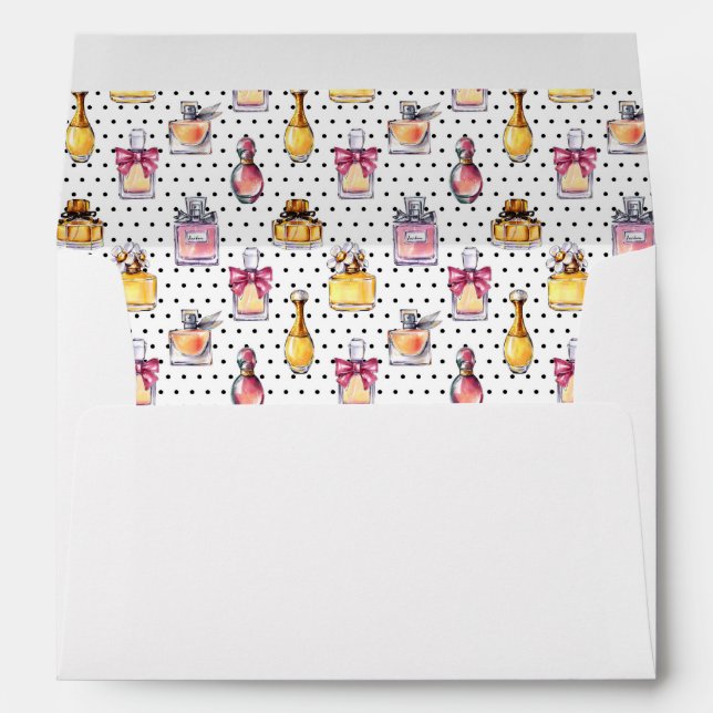 Parfum Bottle Pattern Envelope (Back (Bottom))