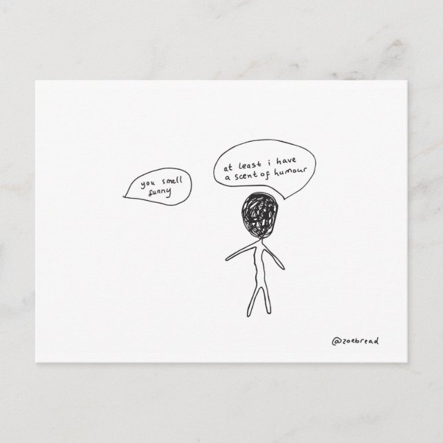 parfum de carte postale humour (Devant)