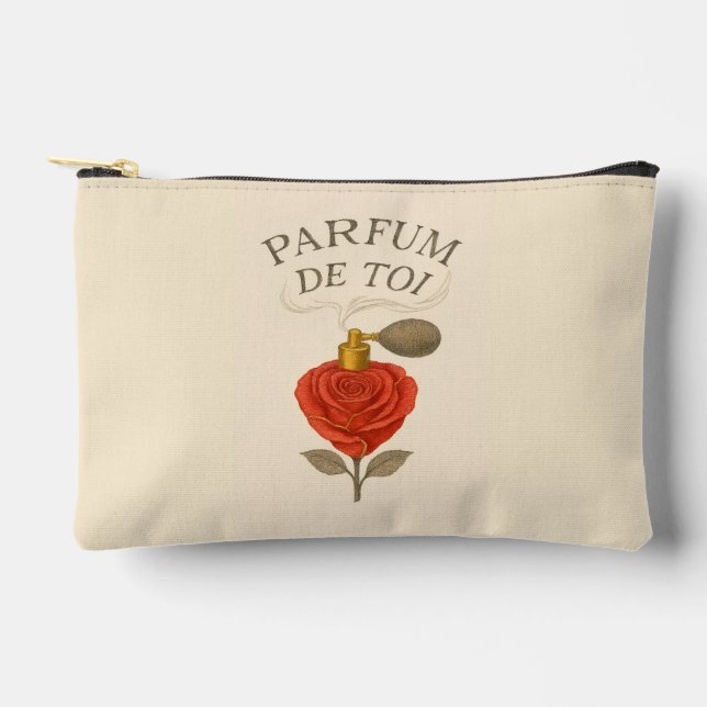 Parfum de Toi Rose Accessory Pouch (Front)
