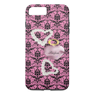 Parfum & Pearls Pink Damask iPhone7Plus Tough Case