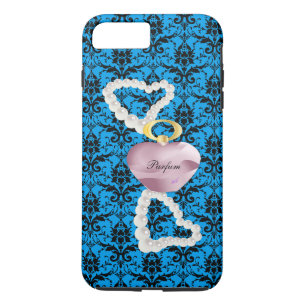 Parfum&Pearls Turquoise Damask iPhone 7Plus Case