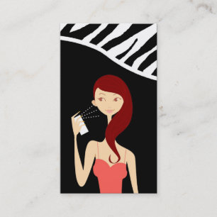 Parfum Vector Boutique Carte de visite fille