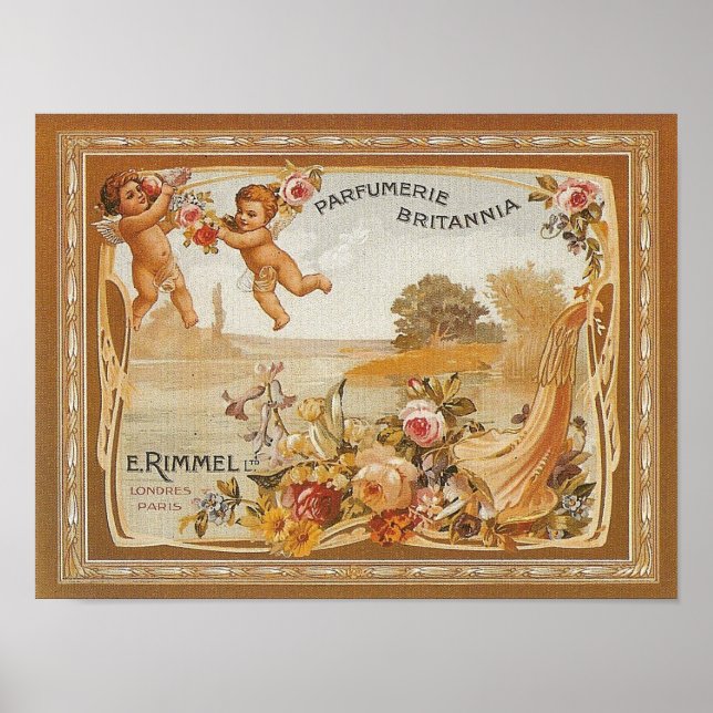 Parfumerie Britannia Vintage Ad - Print (Front)