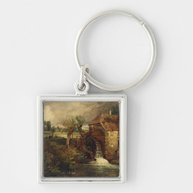 Parham Mill by John Constable Keychain (Front)