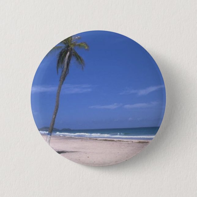 paridice at the beach 2 inch round button (Front)