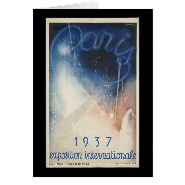 Paris 1937 exposition internationale (Front)