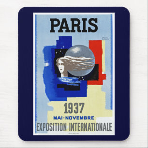 Paris 1937 ~ Exposition Internationale Mouse Pad