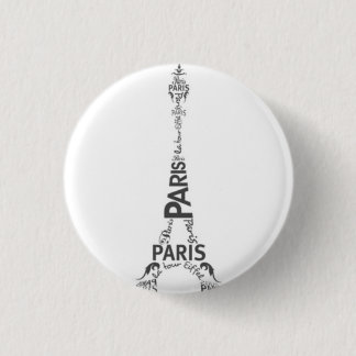 Paris 1 Inch Round Button